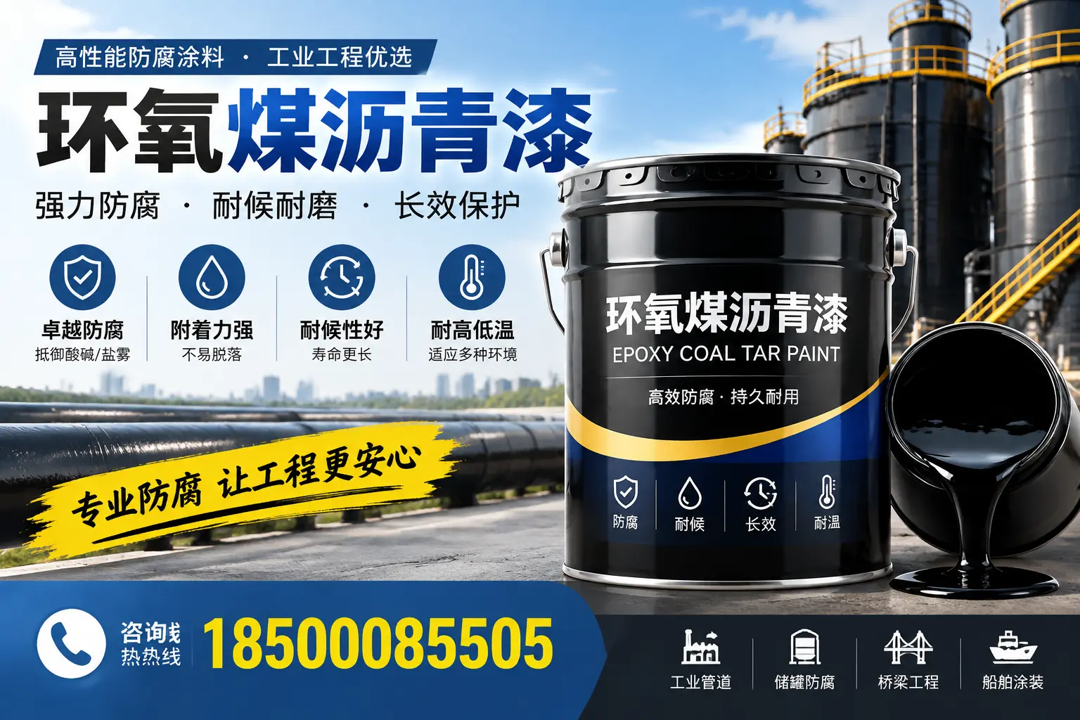环氧煤沥青漆的施工方法与注意事项,确保在泰州顺利完成